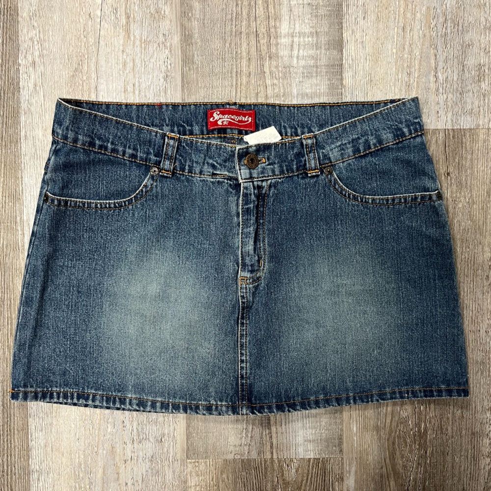Spacegirls Denim Blue Jean Skirt (EUC)